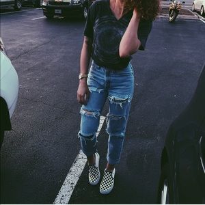 Vintage light stone wash high waisted Levi's